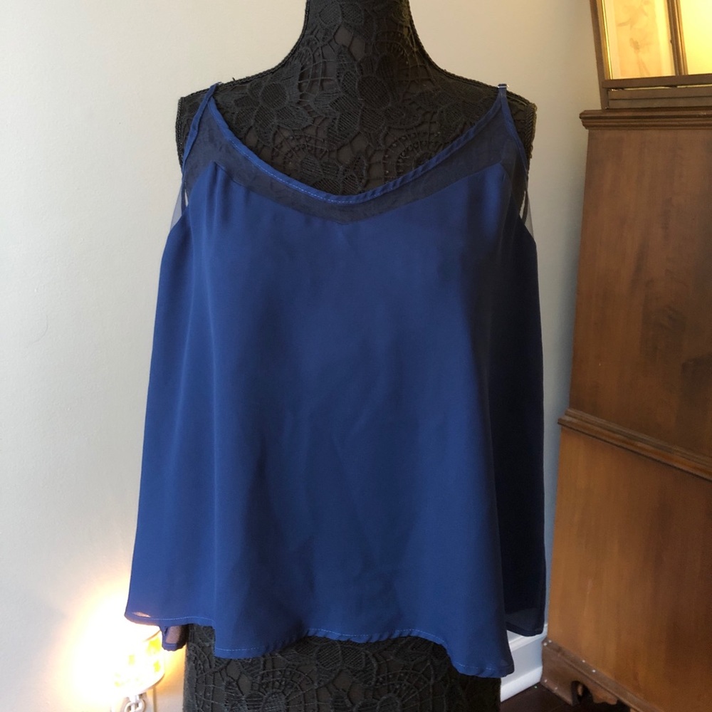 Cami with mesh detail